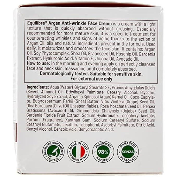 equilibra FACE ANTI-WRINKLE 50 ML ARGAN. - FACIAL CARE - Image 3